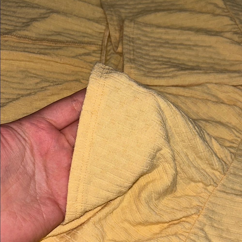 Altar'd State Light Yellow Ruffle Tank Top - Picture 3 of 3